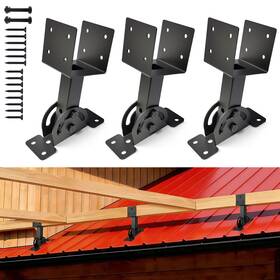Sjsjj-85135 Tayory 4x4 Heavy Duty Roof Riser Brackets Kit 3 Pcs Adjustable Angle Pergola Bracket