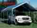 Tds1020s King Canopy 10x20 Carport Cover Car Boat Shelter Garage Tent Party Shade Silver New 753216001025
