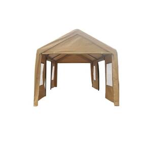 Fcbf12-627 Tenleaf 10 Ft. X 20 Sand Yellow Heavy Duty Qutdoor Portable Garage Canopy