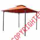 Tgpc51898414 Ffg Terracotta 10-ft X All Weather Canopy Outdoor Black Metal Frame