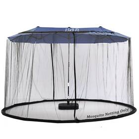 Tiimmgaal2022051903 Tiimmgaal 15ft Mosquito Netting For Patio Double-sided Umbrella Large Outdoor