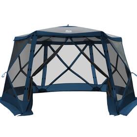 Timber Ridge 844093077330 Pop Up Gazebo Portable Instant Screen House With Netting Easy 60-second Set