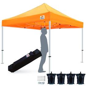Tistent 732694334856 10ftx10ft Pop Up Canopy Tent Commercial Instant Shelter With Heavy Duty Carry Inch