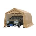 Tlb1162721755917pc Heavy Duty Enclosed Vehicle Shelter Carport Beige