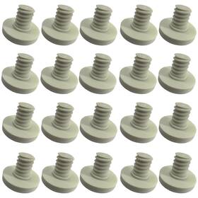 Tmqzln 717073872990 20 Pcs Replacement Bolts Compatible With Suncast Storage Sheds For 3/8 White