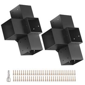 Hf00062-3t4 Tocretoare Pergola Kit Woodworks Brackets 6 Inch X6 Actual 5.5x5.5 2 Pack 4-way Right