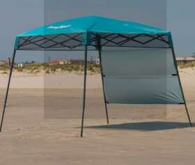 Tommy Bahama 080958401326 7-ft X Square Turquoise Pop-up Canopy