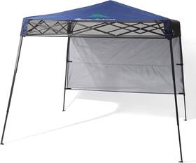 167604tb-7731us-1 Tommy Bahama 7ft X Pop-up Beach Shade Compact Slant Leg Backpack Canopy Navy