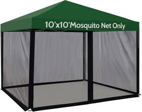Tonesly 313043993964 10x10 Canopy Tent Mosquito Net Replacement Gazebo Netting Screen For Patio