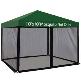 Tonesly 752895734453 Mosquito Net For 10x10 Canopy Tent Replacement Netting Gazebo Ne