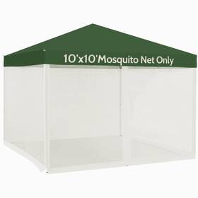 Tonesly 752895734460 Mosquito Net For 10x10 Canopy Tent Replacement Netting Gazebo Ne