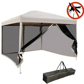 Mgg1-39-hwp Toolcat Oxford 10 Ft. X Pop Up Canopy Tent With Netting Instant Screen Room For