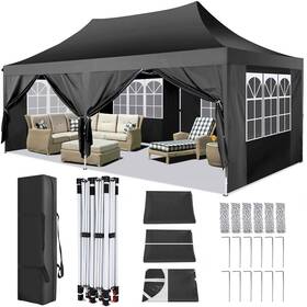 Tooluck 975466267929 10x20 Pop Up Canopy Party Tents For Parties Waterproof Outdoor Event Shelter