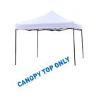 Top-ten-white Trademark Innovations Square Replacement Canopy Gazebo Top White 704660925511
