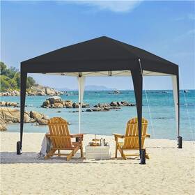 Tm3n780004 Topeakmart 8x8 Ft Pop Up Commercial Canopy Tent With Roller Bag And Sandbags