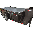 Dtr6515 Trailers 6 12ft Kit- 1 Roller Dump Tarp 2ftx15ft Mesh Truckstar