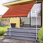 Trigoo 78inchx47inch Manual Retractable Outdoor Patio Awning Shade Shelter Canopy