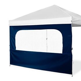 Turtle Life Sunshade Sidewall With Mesh Window And Zipper For 10x10 Pop Up