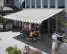 U4142 Motorized Opens Sunsetter 14 Awning In Acrylic Fabric By Awnings
