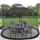 Ubanm998 Garden Creations Backyard Cover Umbrella Mosquito Net Canopy Patio Set Screen House Black