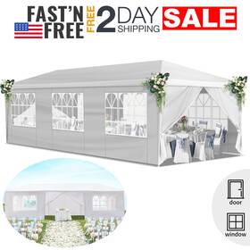 Ubesgoo 726084532489 Carpas 10x30 Para Fiestas De Patio Con 8 Paredes Laterales Impermeable En Oferta