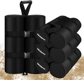 Ueakpic 810151833217 Extra 320 Lbs Canopy Weights Sand Bags Set Of 4 Plug Size Heavy Duty Tent Leg S
