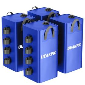 Ue-wb25l-4-blue Ueakpic Canopy Weights 220 Lbs Heavy Duty Set Of 4 Tent Water Leg Bags For Outdoor G
