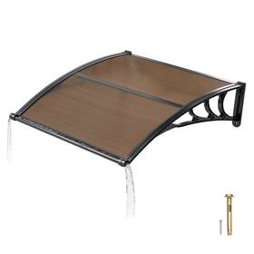 Gdszyp4040yc51m8u001 Uimoso 38x40 In Outdoor Door Awning With Drainage For Rain Snow And Protection