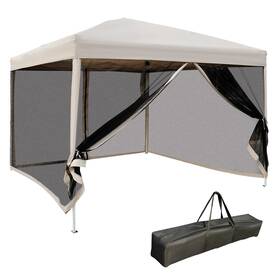 Uirio 742779427540 10x10 Ft Ez Pop Up Party Tent With Sidewalls Outdoor Garden Patio Instant Screen