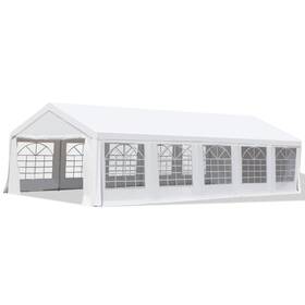 Uirio Us01-100110046w 32ftx16ft Large Outdoor Carport Canopy Heavy Duty Party Tent With Sidewalls White