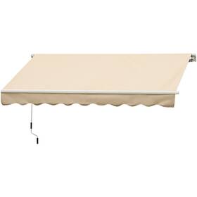 Us01-840150cw Uirio 10ftx8ft Outdoor Retractable Awning Patio Sun Shade Shelter For Window Deck Porch