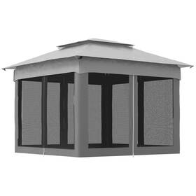 Us01-840166v01mx Uirio 11x11 Ft Ez Outdoor Pop Up Canopy Tent For Parties Patio Shelter With Sidewalls