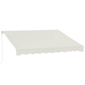 Us01-840245v81cw Uirio 10ftx12ft Electric Retractable Awning Uv Protection Deck Balcony Sun Shade Shelter