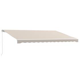 Us01-840245v83cw Uirio 16ftx10ft Electric Retractable Awning Sunshade Shelter With Remote Control For Deck
