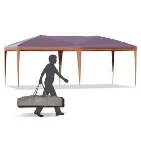 Us01-84c118v04cf Uirio 10x19 Ft Outdoor Gazebo Pop Up Canopy Party Tent Garden Patio Sun Shade Shelter