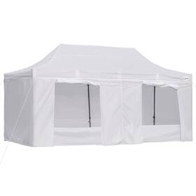 Us01-84c222wt Uirio 10x20 Ft Ez Pop Up Canopy Tent Wide Sidewalls Outdoor Patio Shelter For Parties
