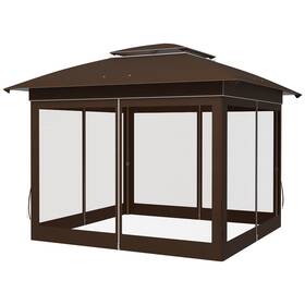 Us01-84c224v00dr Uirio 12x12 Ft Patio Pop Up Canopy Tent With Sidewalls Outdoor Sun Shelter For Parties