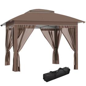 Us01-84c224v01cf Uirio 12x12ft Ez Pop Up Canopy Tent For Parties Event Outdoor Sun Shade With Sidewalls
