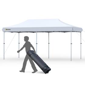 Us01-84c249 Uirio Upgraded 10x20ft Outdoor Pop Up Party Canopy Tent Backyard Event Instant Shelter