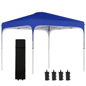 Us01-84c262bu Uirio 8x8 Ft Ez Pop Up Canopy Tent Instant Sun Shelter For Party Outdoor Garden Patio