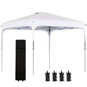 Us01-84c262wt Uirio Pop Up Patio Gazebo Foldable Canopy Tent Outdoor Backyard Instant Sun Shelter