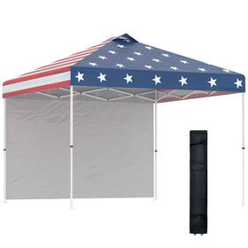 Us01-84c278 Uirio 10x10 Ft Ez Pop Up Canopy Tent Outdoor Patio Instant Sun Shelter For Party Event
