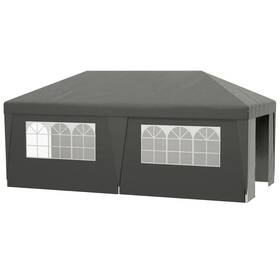 Us01-84c404v00gy Uirio 10x19 Ft Ez Pop Up Canopy Tent With Sidewalls For Event Parties Outdoor Shelter