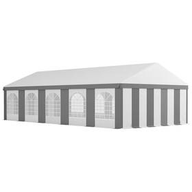 Us02-84c513v00gy Uirio 16x32 Ft Carport Garage Wedding Party Event Tent Heavy Duty Large Patio Canopy