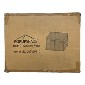 Uc-agww10 Under Cover Pop Up Shade 10ft X Window Wall Accessory Blue -