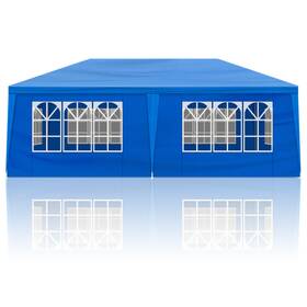 Universal 629722858180 New Outdoor Party Tent 10x20 Waterproof Canopy With 6 Removable Sidewalls Blue