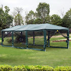 Us84c-024gn0143 Outsunny Gazebo Canopy Cover Tent With Removable Mesh 656114544833