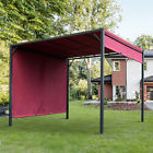 Us84c-063wr0143 Outsunny Steel Outdoor Retractable Pergola Gazebo Shade Backyard 712190180324