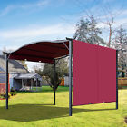 Us84c-064wr0143 Outsunny Steel Fabric Retractable Pergola Canopy Shade Kit 712190180348