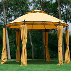 Us84c-0670143 Outsunny Metal Round Dome Patio Gazebo Outdoor Canopy 763250285206